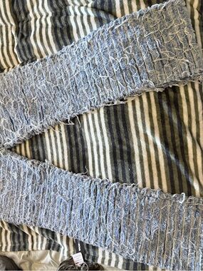 Light Blue Chenille Scarf